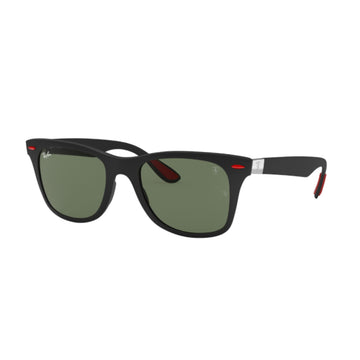 Ray-Ban RB4195M Scuderia Ferrari Men's Square Solid Color Sunglasses