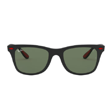 Ray-Ban RB4195M Scuderia Ferrari Men's Square Solid Color Sunglasses