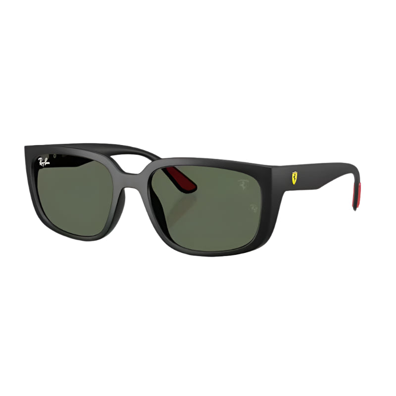 Ray-Ban Scuderia Ferrari RB4443MF6027 Unisex Square Solid Color Sunglasses