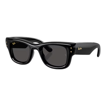 Ray-Ban Wayfarer Puffer Men's Square Solid Color Sunglasses