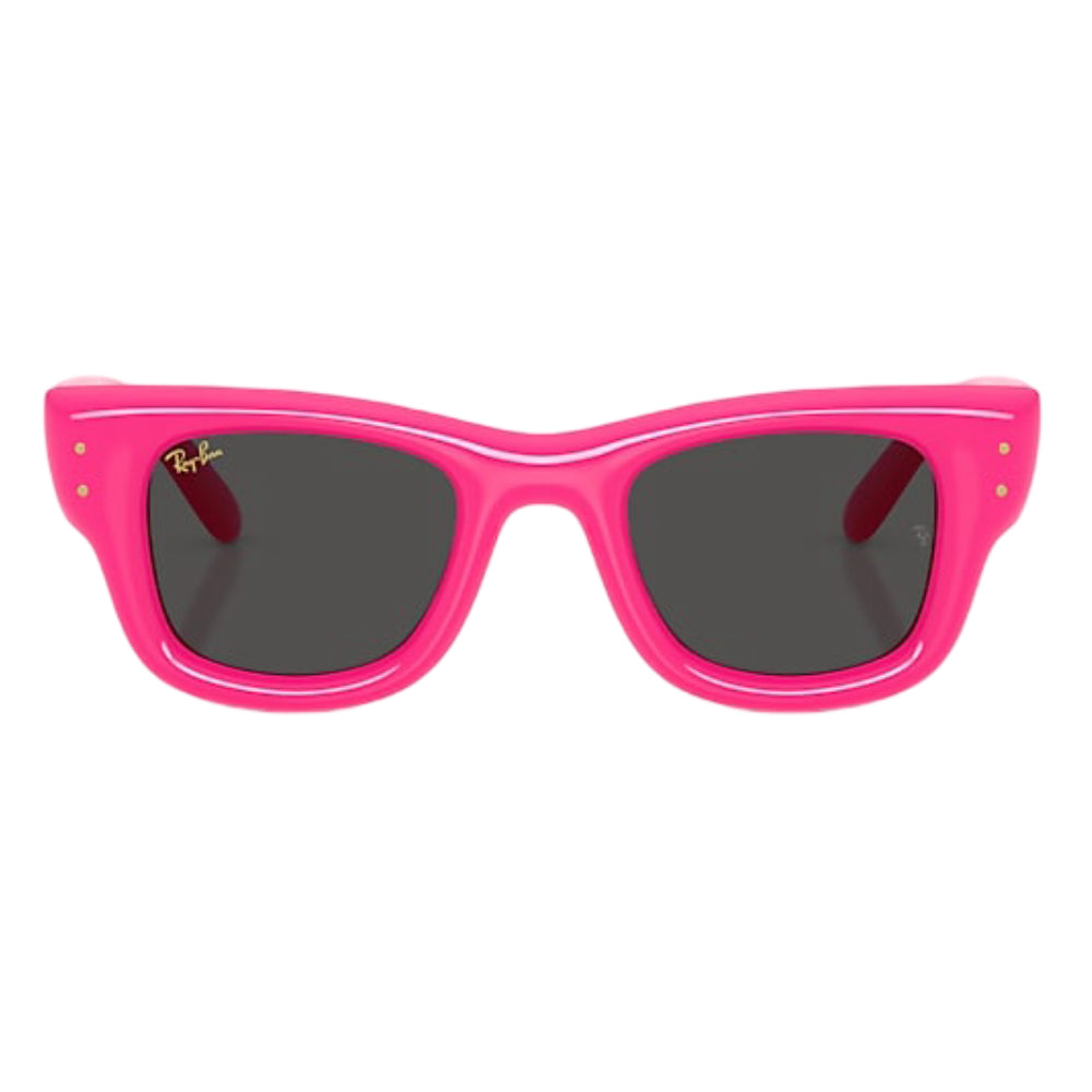 Ray-Ban Wayfarer Puffer Men's Square Solid Color Sunglasses