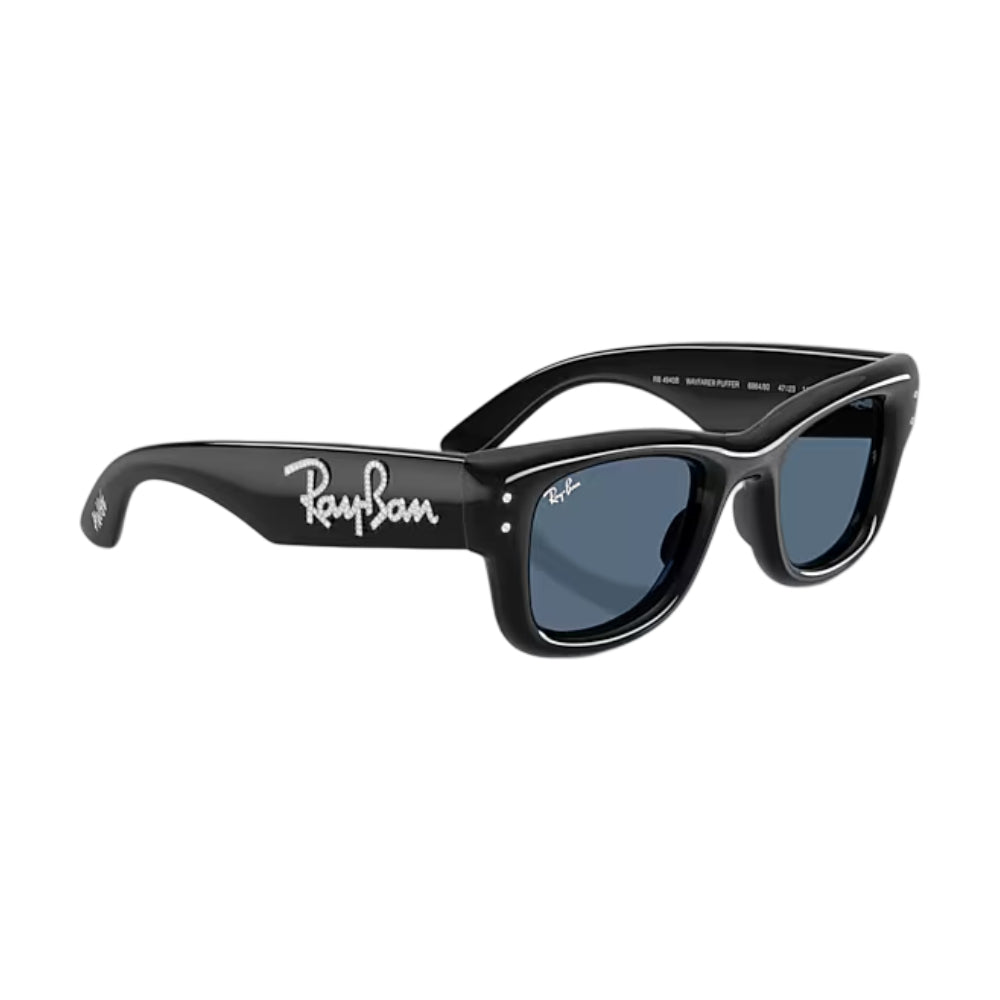Ray-Ban RB4940B Wayfarer Puffer Men's Square Solid Color Sunglasses