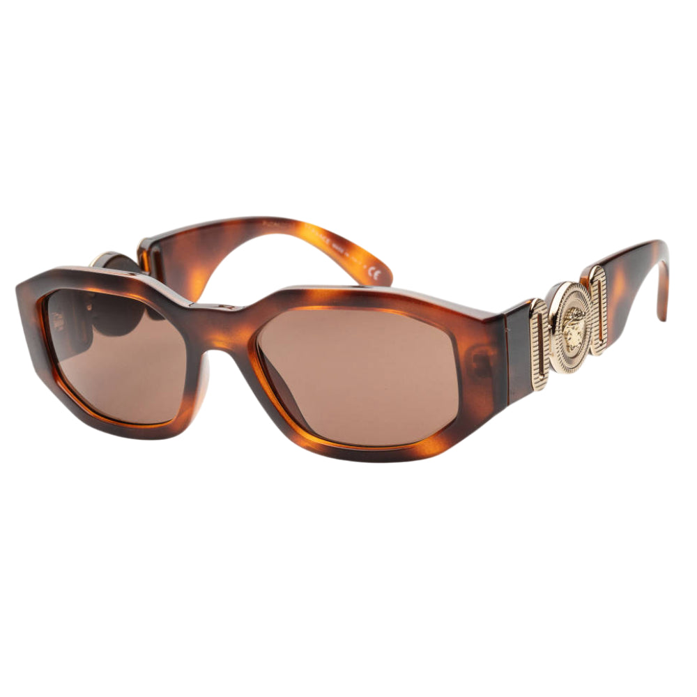 Versace 0VE4361553 Unisex Geometric Solid Color Sunglasses