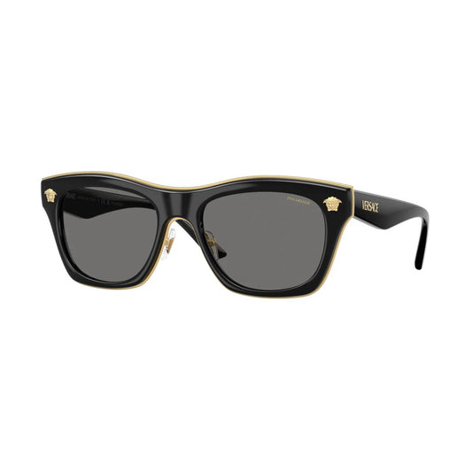 Versace VE227254387 Men's Square Polarized Sunglasses