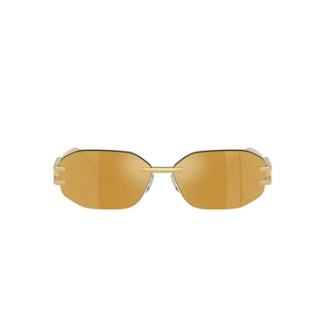 Versace Woman's VE227410027P Hexagonal Mirrored Sunglasses