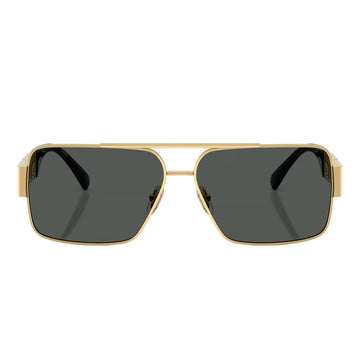 Versace VE2290 Men's Rectangular Solid Color Sunglasses