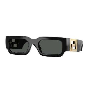 Versace VE4506U Men's Rectangle Solid Color Sunglasses