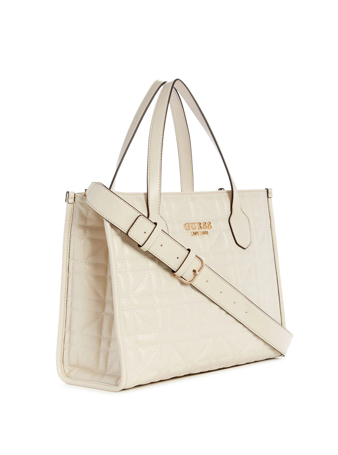 GUESS silvana tote bag - white