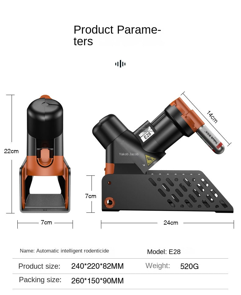 Automatic Humane Non-Toxic Rat and Mouse Trap For Rat Home Restaurant Factory Multi-catch Trap Machine Trapstar by Co2 Cylinders