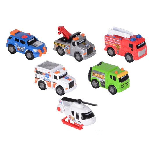 KNP City Vehicle Playset (7-Pieces)