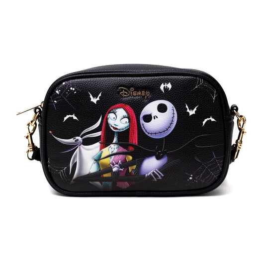 WondaPop Designer Series 6.25" Disney Nightmare Before Christmas Crossbody Purse - Black
