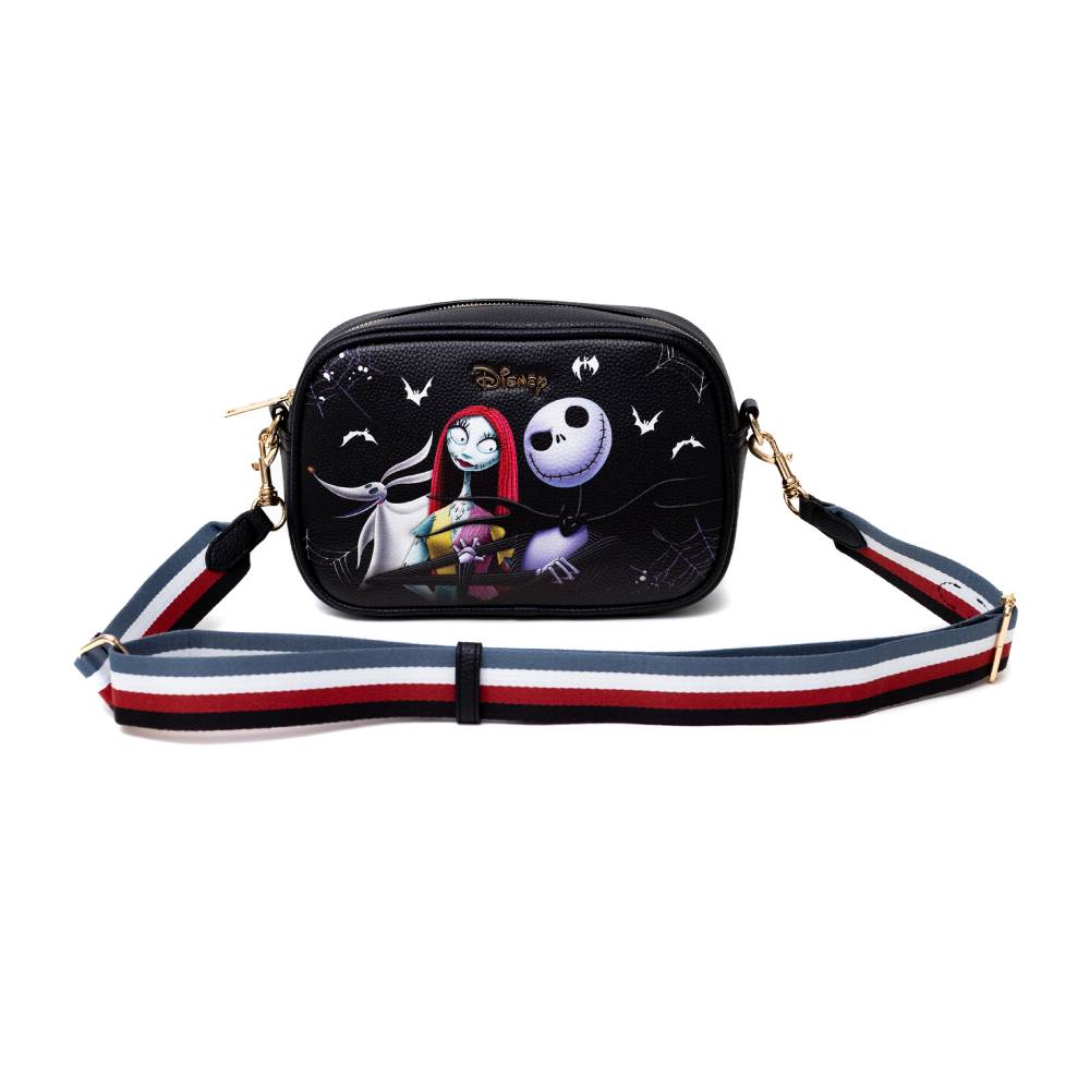 WondaPop Designer Series 6.25" Disney Nightmare Before Christmas Crossbody Purse - Black
