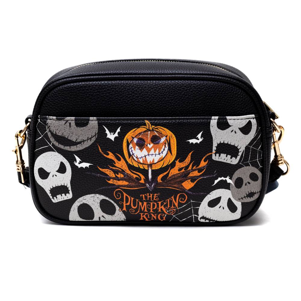 WondaPop Designer Series 6.25" Disney See You Before Christmas see you Crossbody Purse - Black