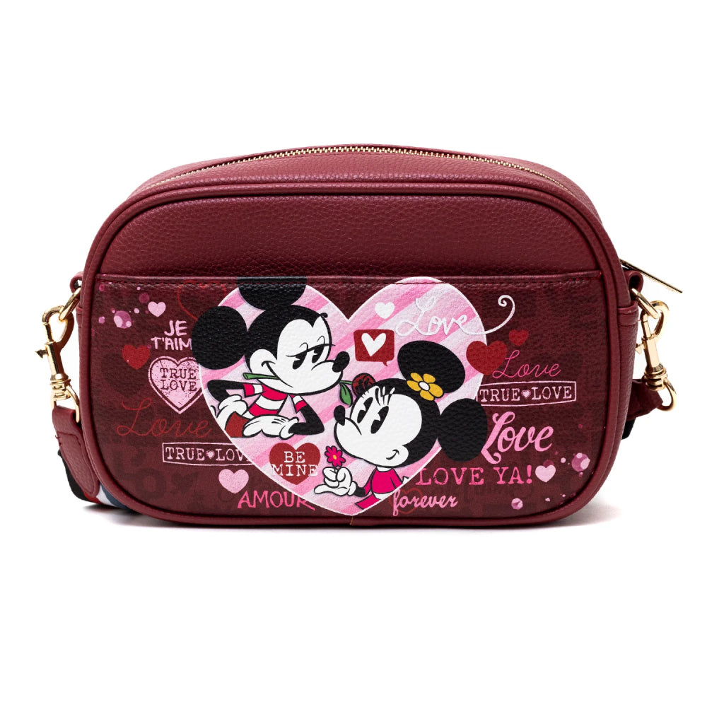 Wondapop Disney Mickey and Minnie Crossbody - Red