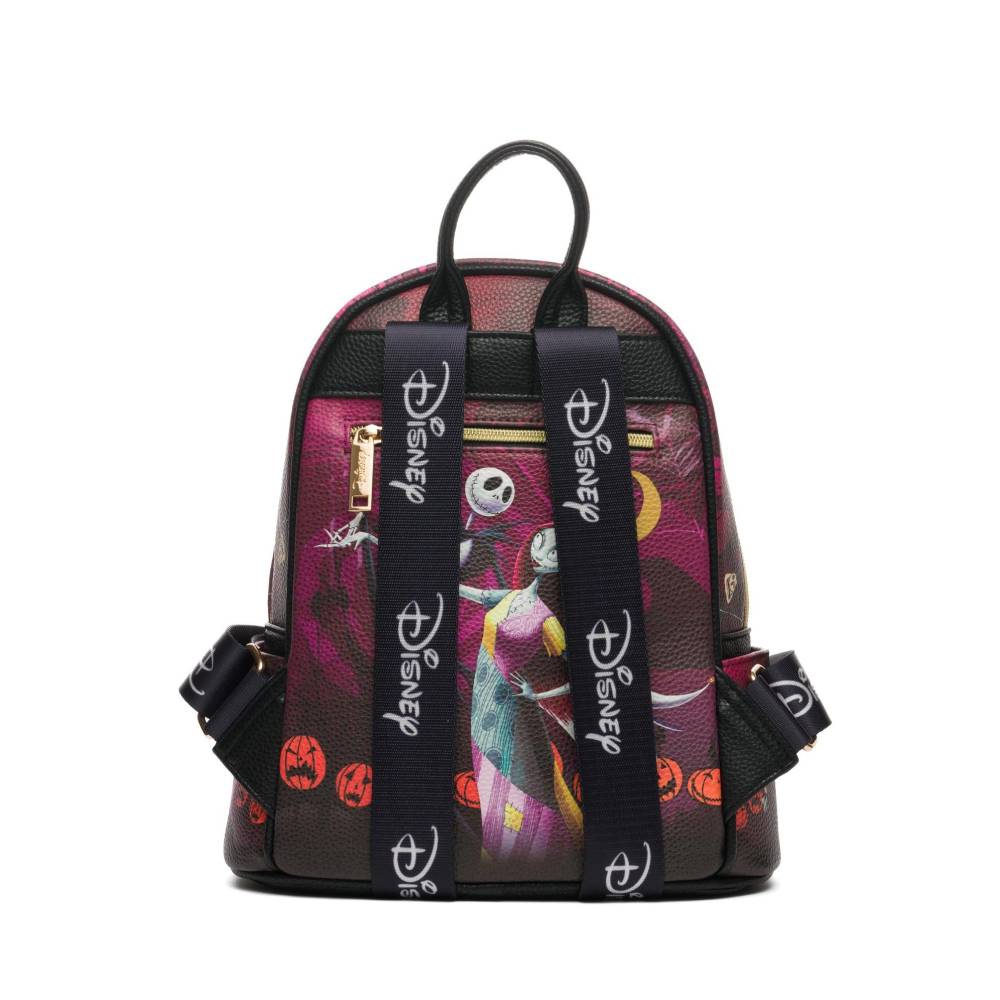 WondaPop Disney Nightmare Before Christmas Jack and Sally 11" Mini Backpack - Red/Black