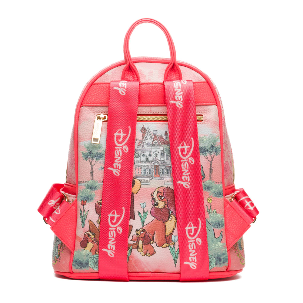 Wondapop Disney 11" Lady and the Tramp Mini Backpack - Pink