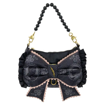 Whatever! Makes You Happy x Universal Monsters Coquette Frankie & Bride Bow Crossbody Bag