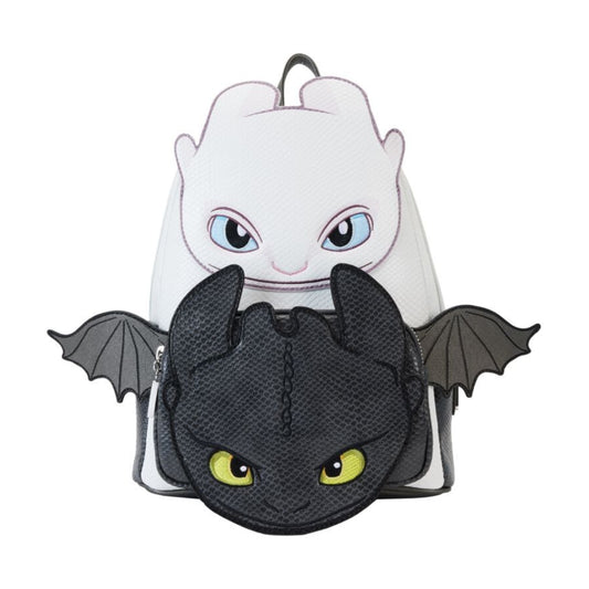 Loungefly Dreamworks How to Train Your Dragon Furies Backpack - White/Gray