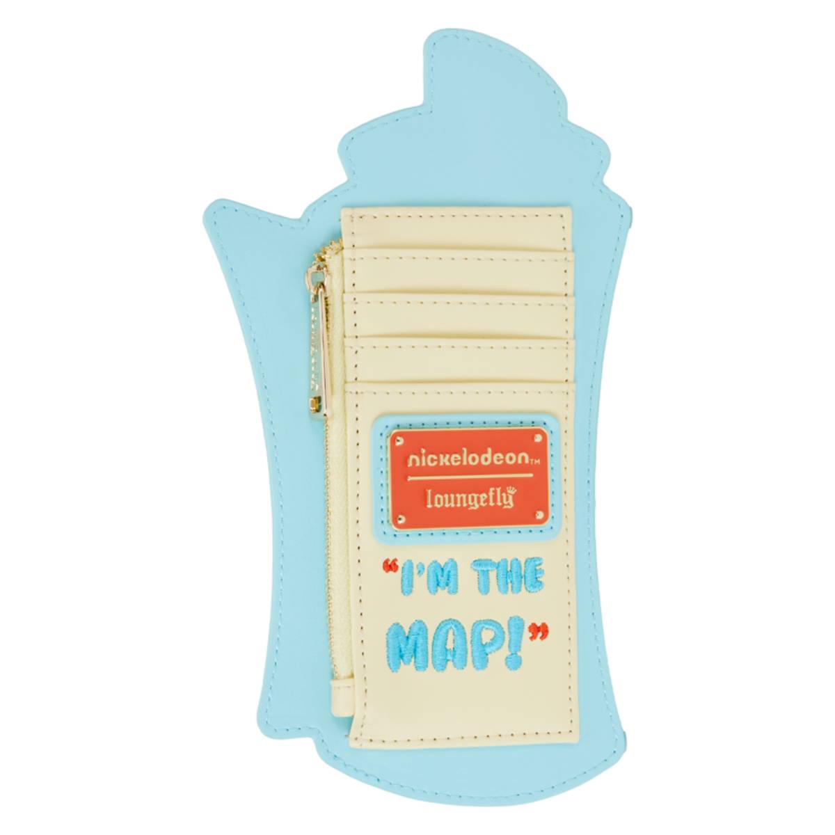 Loungefly Nickelodeon Dora the Explorer Map Card Holder - Beige/Blue