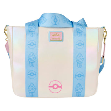 Loungefly Pokémon Iridescent Pikachu Tote Bag with Coin Bag - Beige/Blue