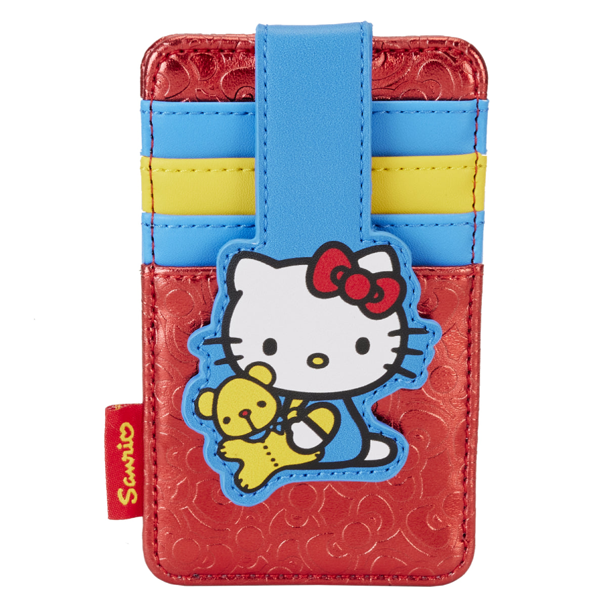 Loungefly Sanrio Hello Kitty 50th Anniversary Metallic Card Holder - Red