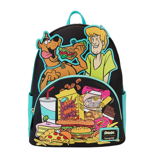 Loungefly Scooby Doo Snacks Mini Backpack with Adjustable Strap