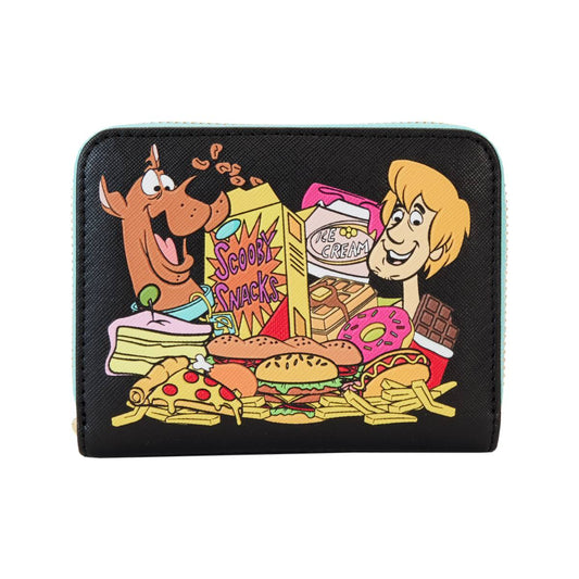 Loungefly Scooby Doo Snacks Zip Around Wallet - Black