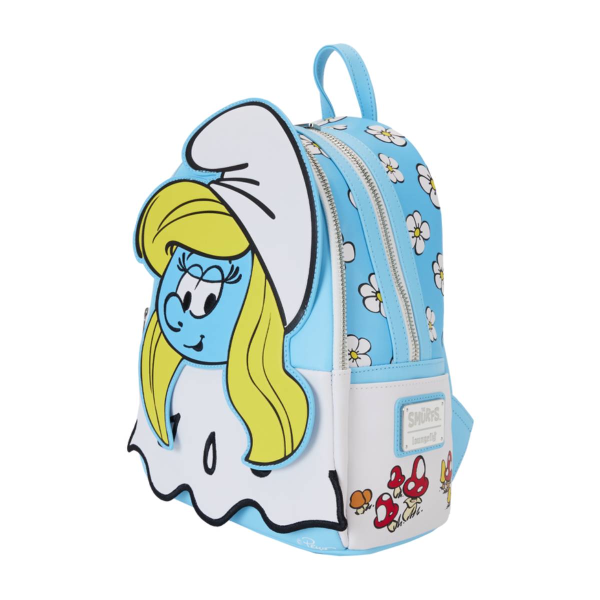 Loungefly The Smurfs Smurfette Cosplay Mini Backpack - Blue/White