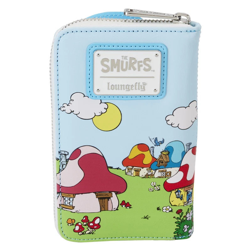 Loungefly The Smurfs Smurfette Cosplay Zip Around Wallet - Blue