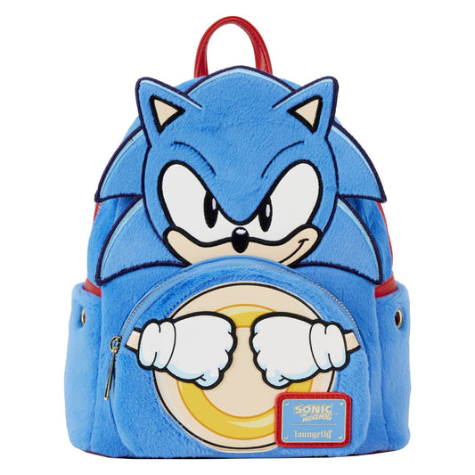 Loungefly Sega Sonic the Hedgehog Classic Cosplay Mini Backpack - Blue