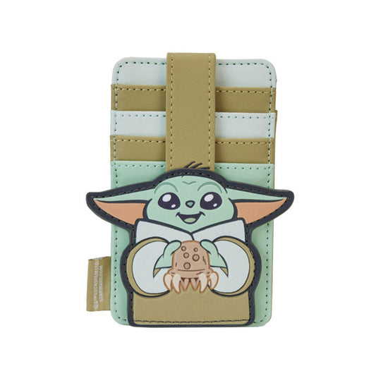 Loungefly Mandalorian Grogu And Crabbies Cardholder - Green/Brown