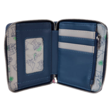 Loungefly Star Wars the Mandalorian Ahsoka and Grogu Wallet -Blue