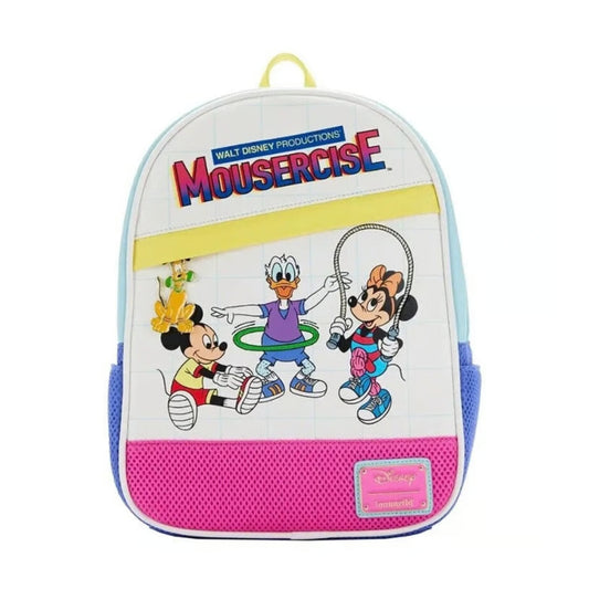 Loungefly Disney Mousercise Mini Backpack Bag