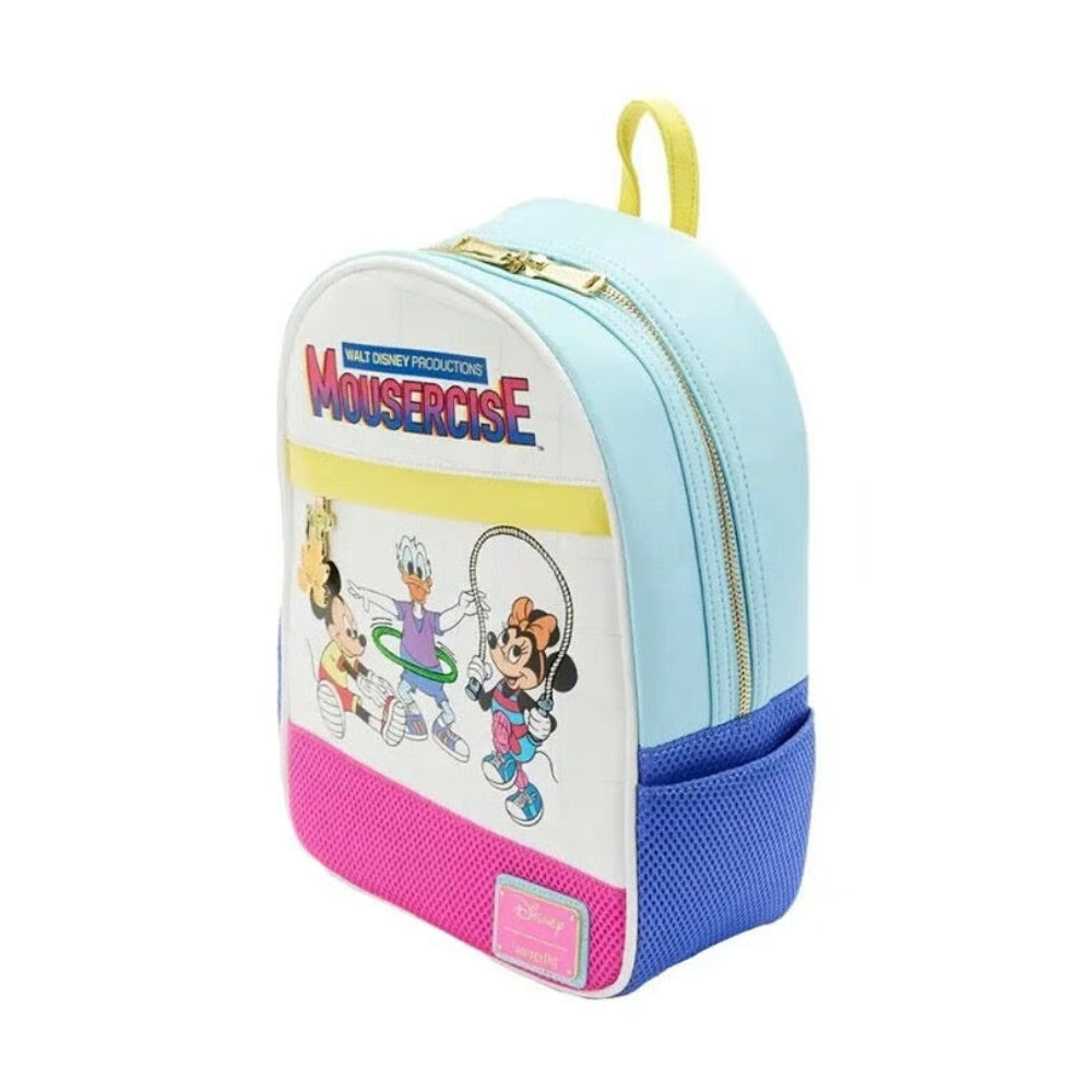 Loungefly Disney Mousercise Mini Backpack Bag