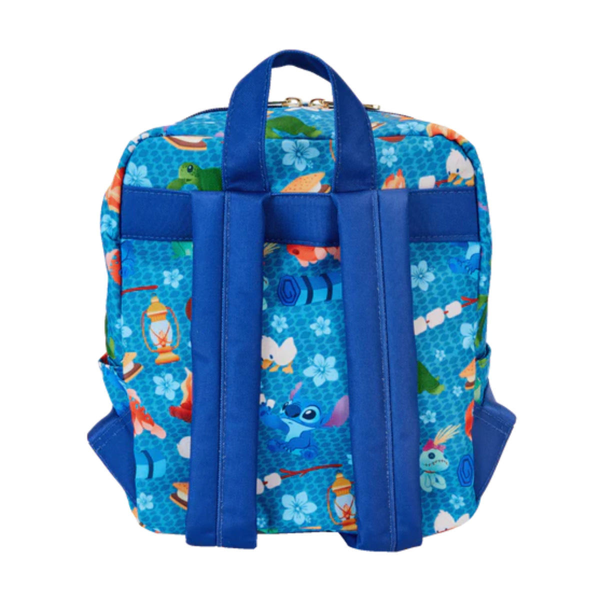 Loungefly Disney Stitch Camping Cuties All-Over Print Square Mini