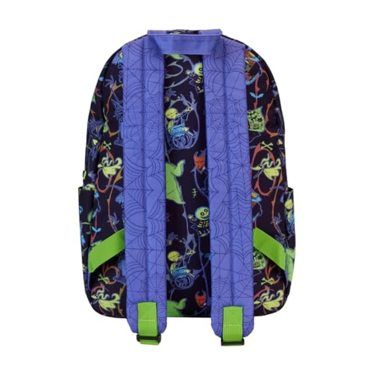 Loungefly Disney Nightmare Before Christmas Neon Glow All-Over Print Backpack