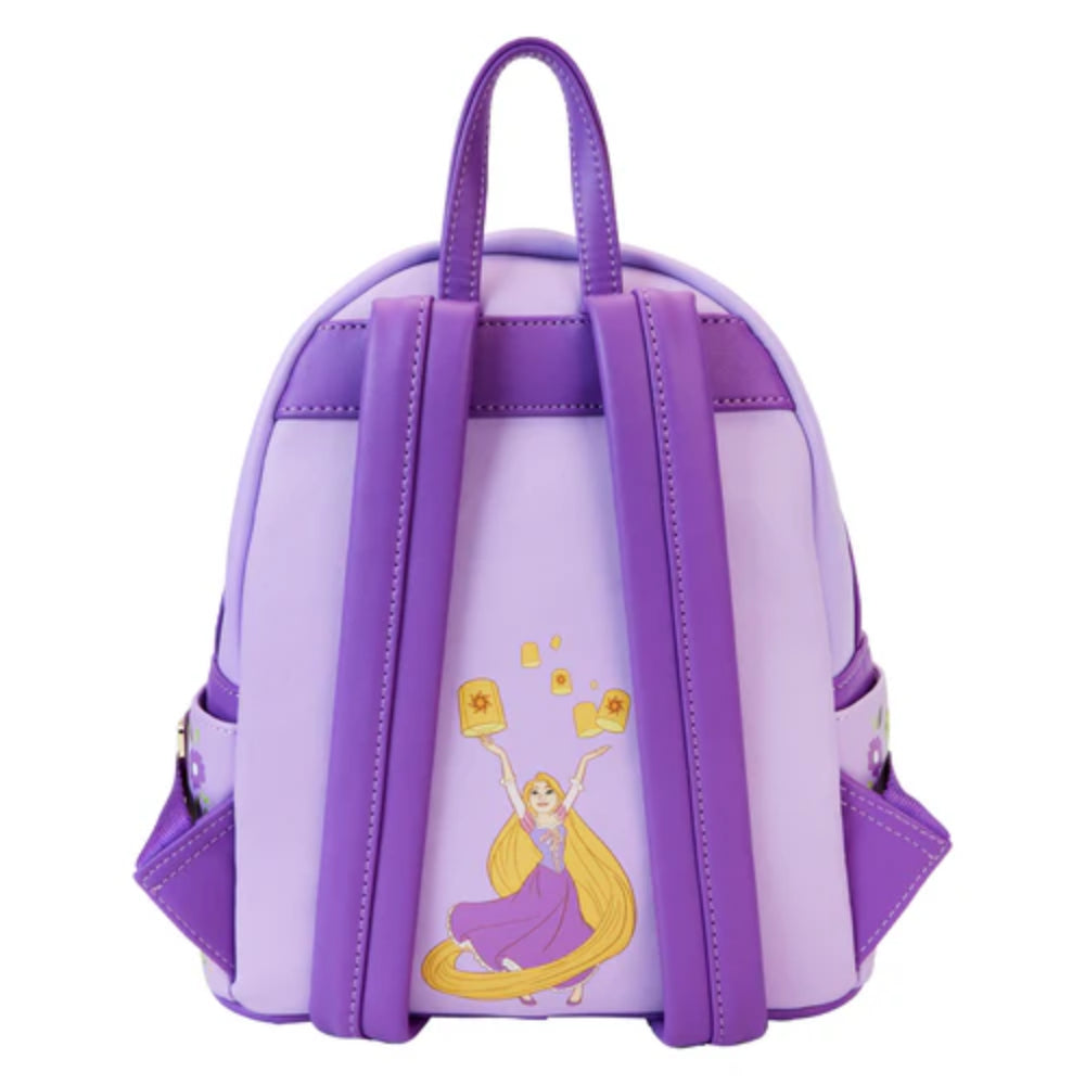 Loungefly Disney Tangled Rapunzel Lenticular Mini Backpack - Purple