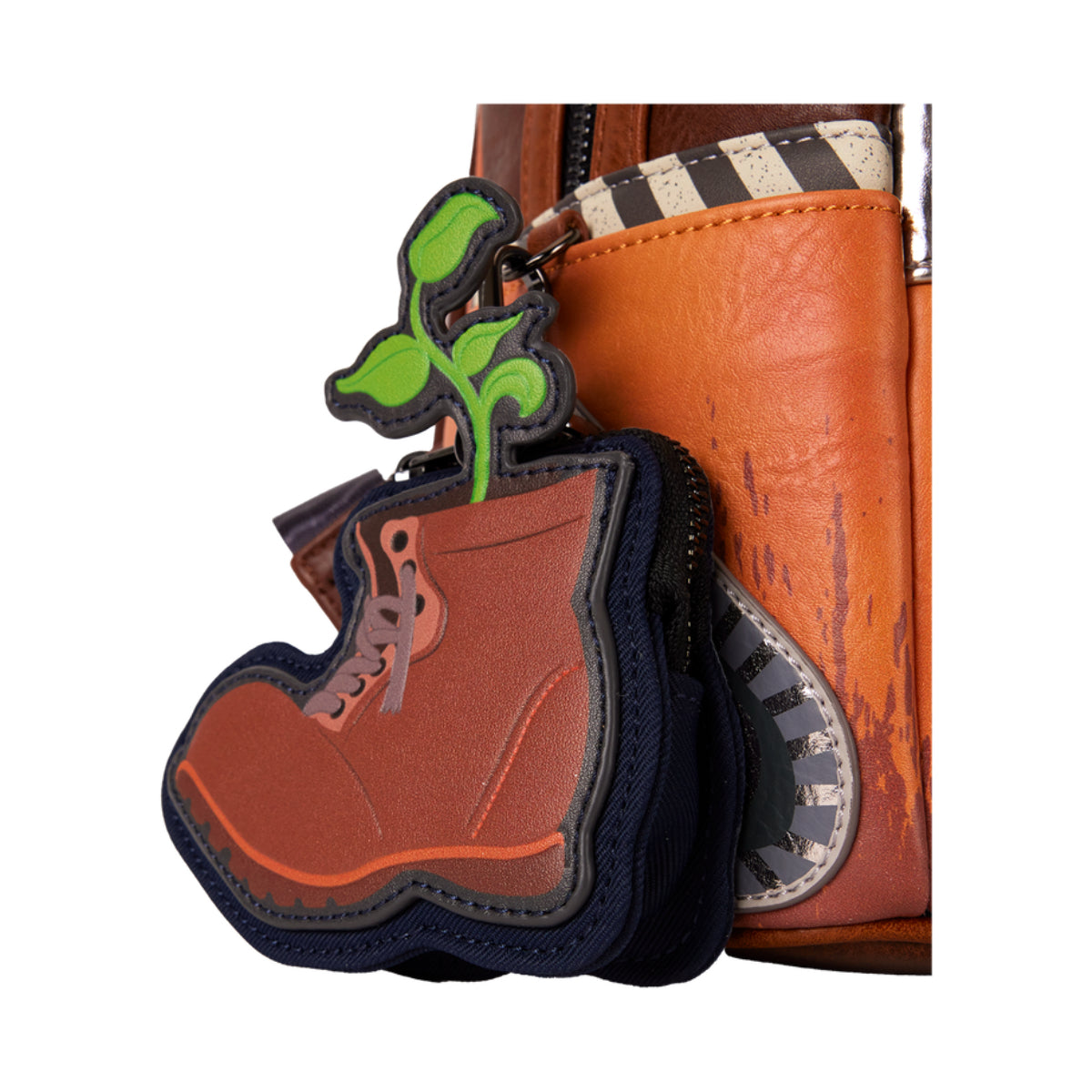 Loungefly Pixar Wall-E Cosplay Lentincular Mini Backpack with Coin Bag - Brown