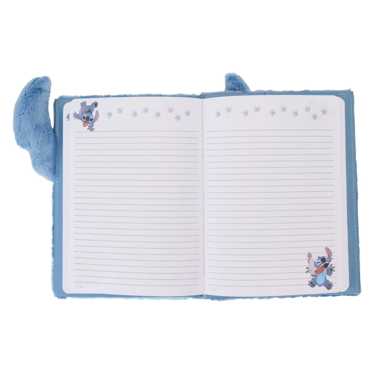 Loungefly Disney Lilo & Stitch Plush Journal - Blue