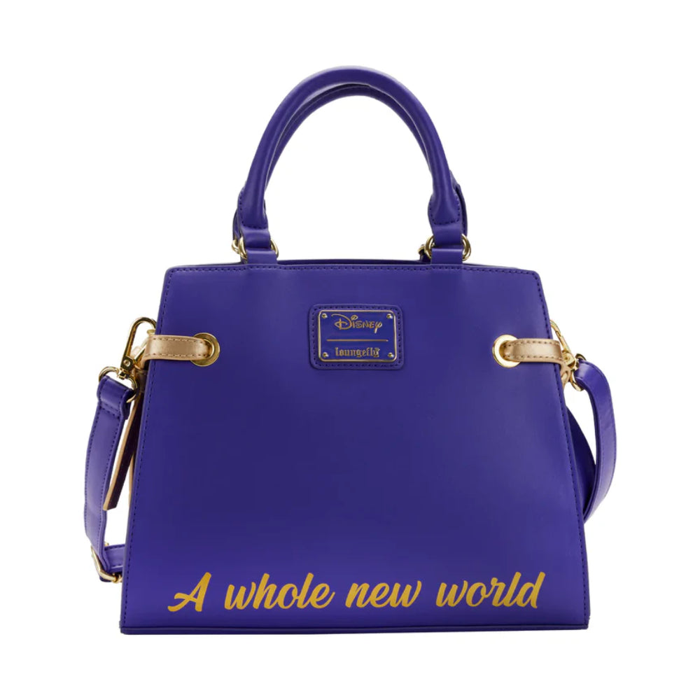 Loungefly Disney Aladdin 30th Anniversary Crossbody Bag - Purple