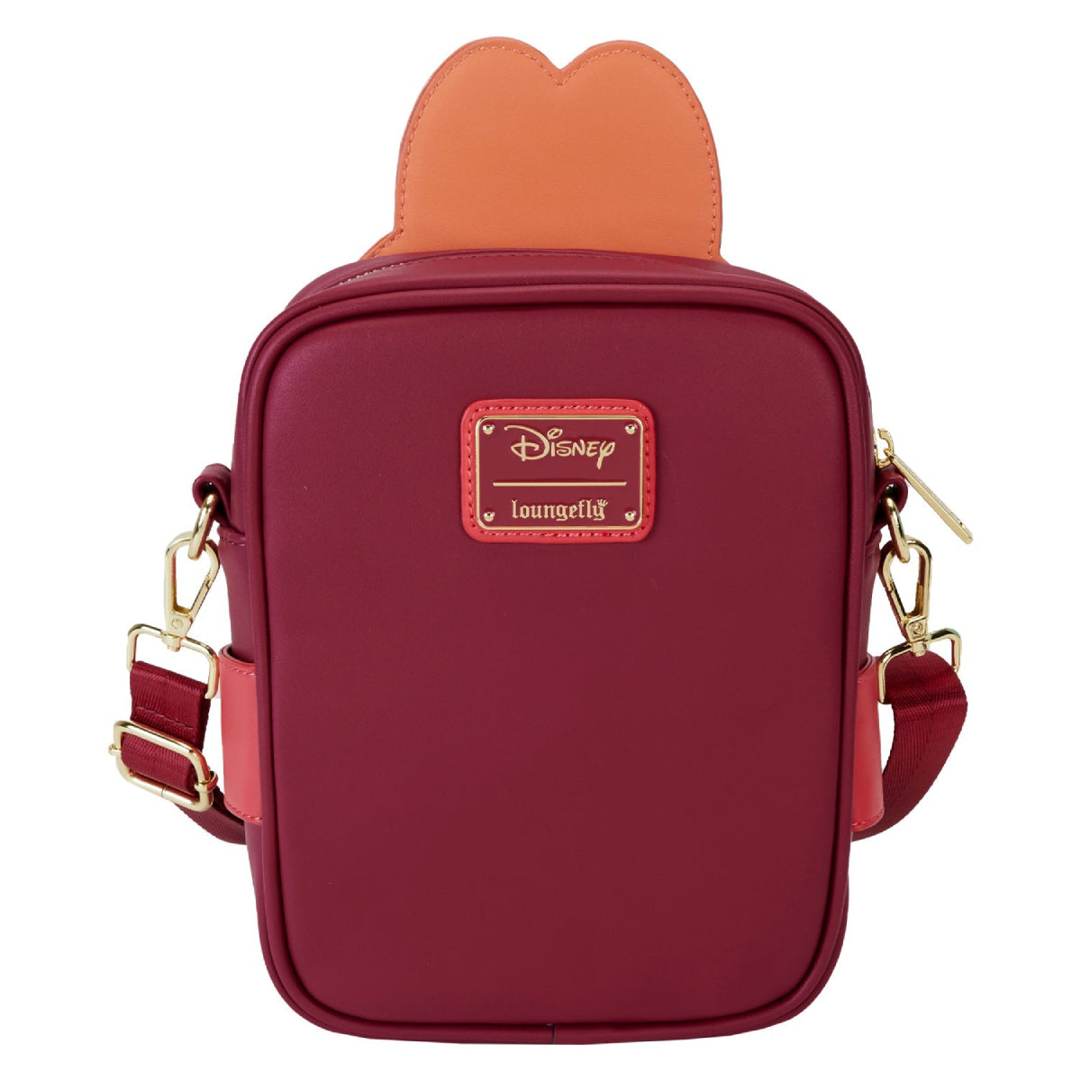 Loungefly Disney The Little Mermaid 35th Anniversary Sebastian Crossbody Bag with Coin Bag - Red