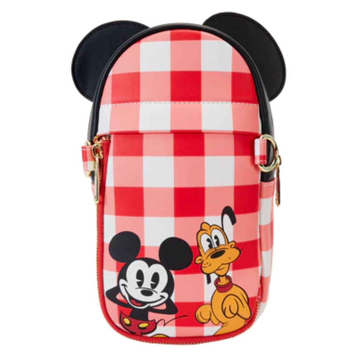 Loungefly Disney Minnie Mouse Cup Holder Crossbody Bag - Red/White