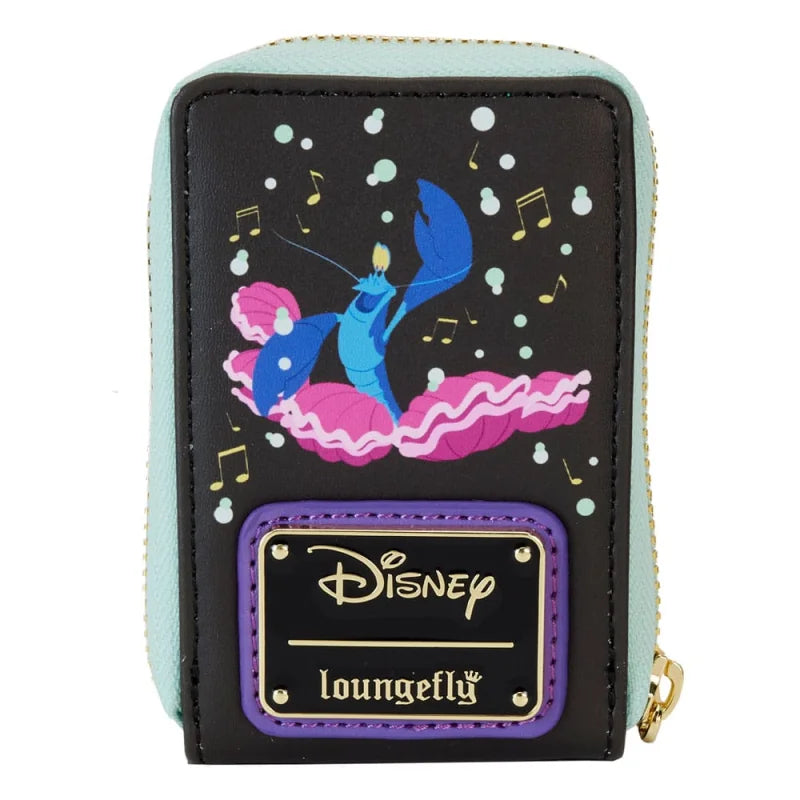 Loungefly Disney The Little Mermaid 35th Anniversary Life is The Bubbles Accordion Wallet - Black