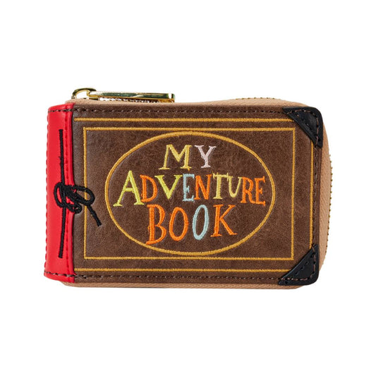 Loungefly Pixar Up 15th Anniversary Adventure Book Accordion Zip Around Wallet - Brown