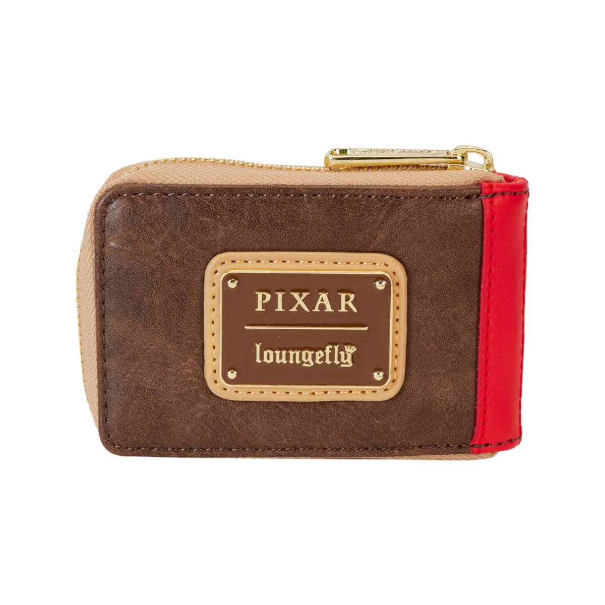 Loungefly Pixar Up 15th Anniversary Adventure Book Accordion Zip Around Wallet - Brown