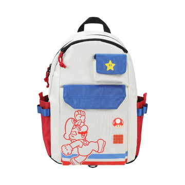 Bioworld Super Mario Bros Mario Jump Pose 19" Backpack - White
