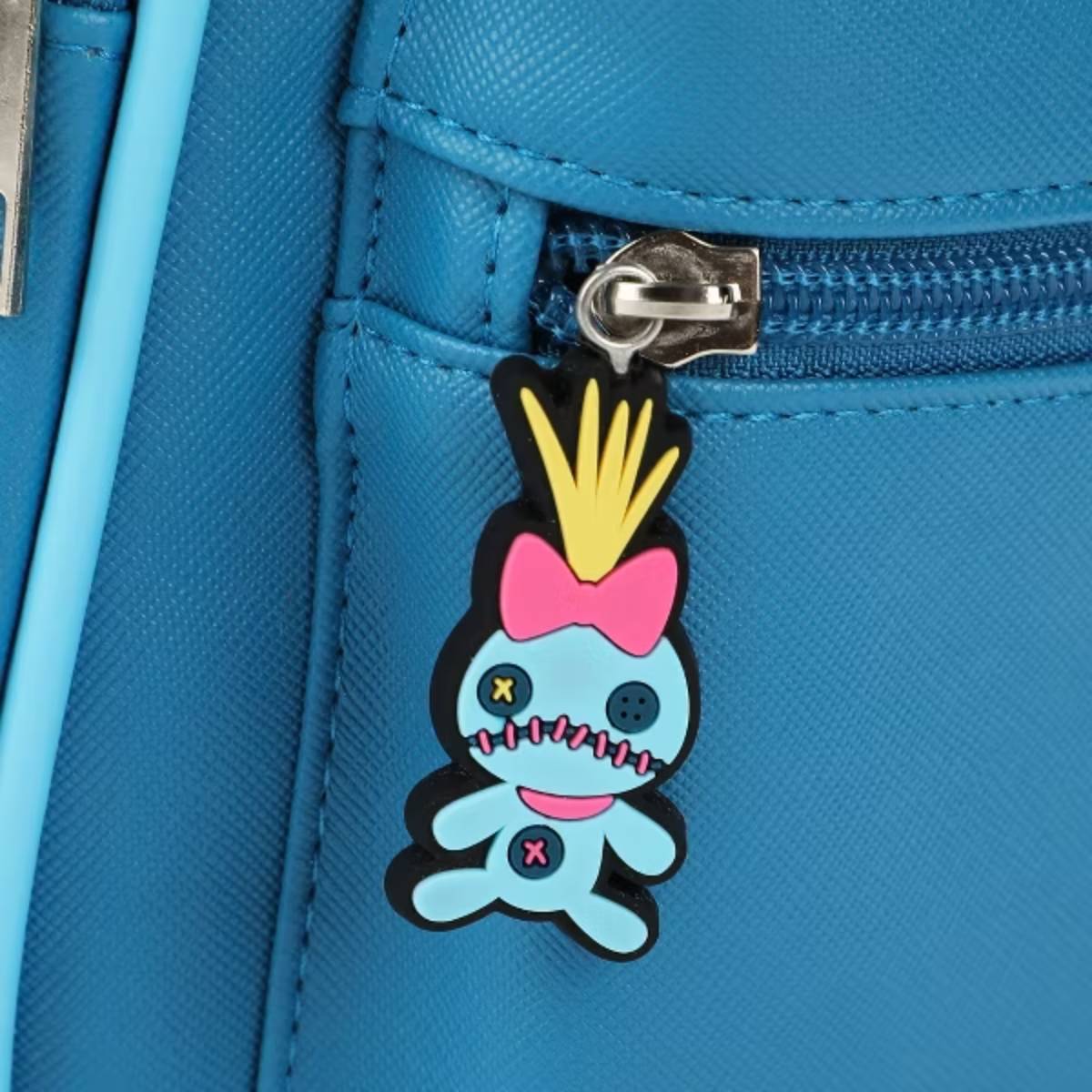 Disney Stitch Big Face Ears 10" Adult Mini Backpack - Blue