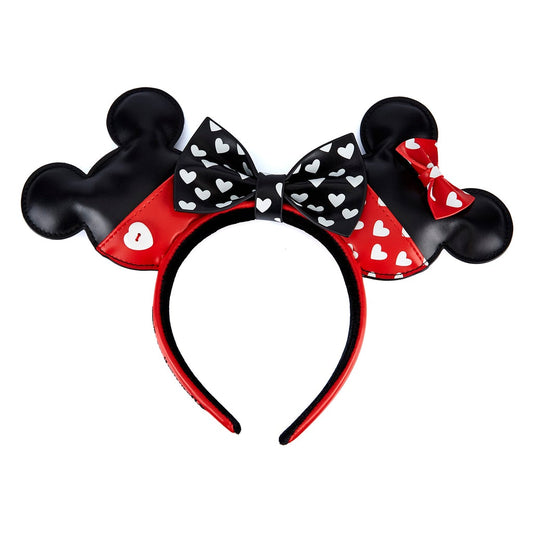 Diadema de Mickey y Minnie de Disney para San Valentín de Loungefly 