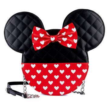 Loungefly Disney Mickey and Minnie Valentines Reversible Crossbody Bag