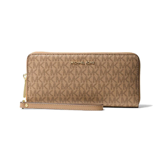 Michael Kors One Size Large Logo Continental Wallet - Beige